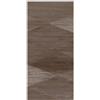 Pierre Tappeti Passatoia ARAZZO MOKA anti-macchia anti-scivolo lavabile in lavatrice cm.52x300 tappeto cucina bagno ingresso multiuso, disegno moderno geometrico