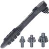 Peosaard Tasto Chuck Drill, 2 in 1 Premere Tasto Chuck Chiave di plastica Dual Use Ratchet Spanner con testa da 10/13/16 mm per trapani elettrici, tasto Chuck