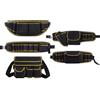 Micpointik Borsa porta attrezzi con cintura | Borsa porta attrezzi Oxford robusta per elettricisti, impermeabile, regolabile, nera, organizer multitasche