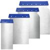 XTZFTD Set di coltelli da stucco, set di 4 pezzi in metallo flessibile per | Ferro e PP, raschietto multiuso antiruggine per auto, strumento di riparazione per carrozzeria, riparazione di pareti
