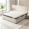MATERASSI P.C Materasso singolo 80x190 cm Alto 20 cm P.C., memory foam, Lastra ad Alto Supporto, Anallergico Antibatterico, Comfort e Benessere per il Sonno