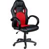 Homiam Enrico Coveri Sedia In Pelle PU Con Schienale Ergonomico Imbottito E Ruote, Poltrona Regolabile Con Poggiatesta Anti Cervicale e Braccioli Per Studio, Gioco e Ufficio
