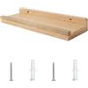 Xingwenhao Mensole da Muro in Legno, Mensola da Parete, Mensola da Muro Legno, Scaffale Legnos, Scaffale a Muros, Scaffali in Legnos per Cucina, Bagno, Camera da Letto, Soggiorno, Ufficio(30 x 10 cm)