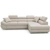 Robin Inspire Saturn Compact Divano Letto Angolare 4 Posti Grigio Destro | Divano letto angolare a L da 265 cm con contenitore, 5 poggiatesta regolabili e 2 cuscini inclusi, ideale per il soggiorno