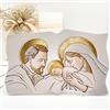 Ingrosso e Risparmio Bomboniera Battesimo 1 pz Quadretto Sacro in Legno con Sacra Famiglia in tonalità Oro Matrimonio Comunione Cresima Made in Italy Icona Inciso (Misura 2 - Gold)