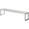 LXBAMKEA 1/2/3 Livelli Alzata In Acciaio Inox Per Tavoli Da Lavoro E Preparazione, Professionale Regolabile Scaffalatura Di Stoccaggio Per Cucine Locali Servizio Ristoranti Bar Garage(150x30x40cm)