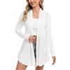 iClosam Cardigan Donna Lungo Leggero Aperto Davanti Maniche Lunghe Casual | Adatto a occasioni eleganti e giornate quotidiane, per la stagione autunnale e quella estiva, utilizzabile come coprispalle