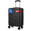 Shavont Bagaglio a Mano 55x40x20 cm, Valigia Trolley Rigida da Cabina | Scocca in ABS+PC, 4 Ruote Girevoli a 360°, Lucchetto Integrato, Formato Compatibile con Ryanair per Viaggi Brevi