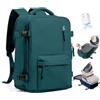 SZLX Zaino Sottovuoto Ryanair 40x30x20 Zaino da Viaggio 40x30x20 Wizzair | Bagaglio a Mano 40x30x20 Donna Uomo Borse da Cabina per Ryanair Easyjet Adatto a PC da 14 Pollici con USB e scomparto scarpe