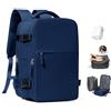 BJLFS Zaino da Viaggio con Sottovuoto Ryanair 40x30x20 Bagaglio a mano | Zaino Ryanair 40x30x20 Sottovuoto con Pompa Borse da Cabina per Easyjet con Tasca Antifurto Zaino Casual per 16 Laptop Uomo