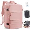 SZLX Zaino Ryanair 40x30x20 Sottovuoto con pompa Zaino da Viaggio 40x30x20 Ryanair Wizzair Bagaglio a Mano 40x20x25 Donna da impermeabile Zaino Casual Laptop da 14 Pollici con Scomparto per Scarpe