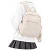 winspansy Zainetto Donna Borsa Zaino Donna Elegante Impermeabile Lavoro Ufficio | Tasca anti-furto per Viaggio Scuola Casual Daypack Mini Backpack Borsa a Spalla Borse a Mano -Beige