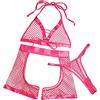 Generic Completo Sexy Sexy Lingerie Donna Pizzo Lingerie da Donna in Pizzo A Rete con Giarrettiera Perizoma Abito Soffice Vestitini Sexi Hot Vestito Sexydonna Hard