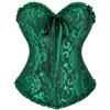 RYTEJFES Corsetto Nero Donna Elegante in Raso Corset a Cuore Dimagrante Gothic Bustini Vittoriano Medievale Corsetto Pizzo con Stecche Curvy per Halloween Carnevale e Cosplay