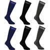 LANCETTI 6 Paia di Calze Uomo Lunghe in Cotone Elasticizzato