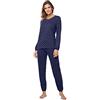 e.Femme® Pigiama da Donna Marion 849 in Cotone/Modal