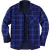 Generic Camicia da uomo foderata in pile a quadri con bottoni, camicia termica da boscaiolo, a maniche lunghe, giacca invernale a maniche lunghe, vestibilità regolare, morbida giacca da lavoro con colletto