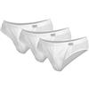 NORD EST 3 Pezzi Slip, Uomo, Art. Kent Cotone 100% a Costina, 4° M - 5° L - 6° XL - 7° XXL (6°, Bianco)