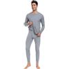 North Bund Biancheria Intima Termica Set Uomo Pantaloni Maglia Maniche Lunghe Intimo Completo Termico Inverno Base Layer Pile Traspirante Termici Autunno per Sci Ciclismo Running Trekking Sportiva