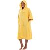Gegeryozer Accappatoio Uomo Donna con Cappuccio e Tasche - Vestaglia Lunghezza Media, Stile Pullover a Maniche Corte per Doccia, Spiaggia, Piscina e Relax in Casa (Taglia Unica)
