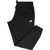Lotto Pantalone Felpa Donna in Cotone Elasticizzato, Sportivo Pantalone Felpa Donna (M, Nero)