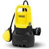 Kärcher SP 11.000 - Pompa sommergibile sporca, portata 11.000 l/h, profondità di immersione max. 7 m, per acqua sporca con particelle fino a 20 mm, altezza acqua residua: 25 mm, pressione: 0,7 bar