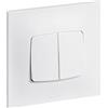 Legrand - Doppio interruttore o avanti e indietro Nettuno - 10A - Bianco