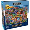 Buffalo Games - Eric Dowdle - Get Your Kicks on Route Puzzle da 66-1000 pezzi per adulti - Puzzle impegnativo perfetto per serate di gioco - Dimensioni finite 26,75 x 19,75
