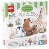 APLI Kids 20634 - My First Puzzle Mamma e suo bambino, 5 puzzle progressivi | Pezzi grandi per l'apprendimento precoce, +2 anni