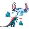 GODZILLA(ゴジラ) Playmates Toys - Figura Godzilla vs Shimo, Godzilla x Kong, confezione da 2