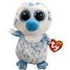 TEENY TYS Ty - Peluche, Beanie Boos, Pinguino, Tony, Azzurro e Bianco, Pupazzetto con Occhioni Azzurri Glitterati, il Morbido Pupazzo con gli Occhi Scintillanti, 15 cm, 36372