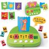 HEADU - La Macchina Parlante - Scrivi e Leggi in Autonomia | Gioco Elettronico Educativo Bambini 3 4 5 6 Anni, 450 Contenuti Audio, 224 Parole e 40 Lettere Mobili, Imparare a Leggere e Scrivere