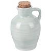 Villa d'Este Home Tivoli 1996 Anfora Mini oliera 95 ml in Ceramica Tappo in Sughero, Verde Salvia, 4 Toni