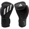 adidas Tilt 200 - Guantoni da boxe in pelle PU, con cinturino elastico per una vestibilità sicura, fornisce supporto per il polso per allenamenti di sparring, allenamento e sacco da boxe, adatti per