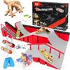 CS COSDDI Mini Finger Skateboard Ramp Set di accessori, Fingerboard Skate Park Ramp, montaggio fai da te Mini Finger Skateboard Ultimate Park Set Rampe per bambini regalo di compleanno