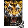 1M6T7B2K Tigre Ruggente Puzzle 1000 Pezzi Gioco di Puzzle 1000 Pezzi Carta per Adulti Arte Animale Astratta Relax Famiglia Regalo 38x26cm/1000pcs