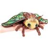 lilizzhoumax Portachiavi Falena Luna Spagnola in Peluche, Ciondolo Insetto Verde Realistico e Morbido con Laccetto in Tessuto, 18 cm, Decorazione per Zaino e Collezione