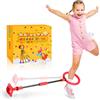 Chridark Ankle Skip Ball per bambini - Pieghevole Flash Wheel Skip Ball, giocattolo all'aperto per bambini e adulti, regalo per ragazzi e ragazze di età compresa tra 5, 6, 7, 8, 9, 10 anni