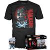 Funko Pop! & Tee: Naruto - Kakashi - Extra Large - (XL) - T-Shirt, Maglietta - Vestiti con Figura in Vinile da Collezione - Idea Regalo - Giocattoli e Top a Maniche Corte per gli Adulti Uomini