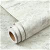 Yenhome Carta da Parati Effetto Cemento Beige Stile Industriale 40x300cm | Rotolo di Carta da Parati Autoadesiva Decorativa Parete Camera Da Letto Bagno Beige Pellicola Adesiva per Mobili Tavolo