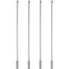 QUARKZMAN 4Pz #1 Punte Cacciavite Phillips PH1 1/4 Gambo Esagonale 8 (200mm) Lungo 4.5mm Asta Inserti per Avvitatore Punta Trapano a Croce Magnetiche Acciaio S2 per Utensili, Grigio
