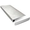 DQ-PP Rivestimento per davanzale della finestra, marmo, 38 x 150 cm, spessore 3 mm, in PVC, con chiusura laterale, copertura ritagliabile e ristrutturazione moderna