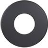 LANZZAS Rosone da parete per tubo della stufa con bordo di 90 mm, per diametro DN 130 mm, colore: grigio gussato - altri tubi del nostro assortimento, li trovate qui.