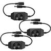 Gebildet 3 pezzi DC12V-24V Nero LED Strip Lights Dimmer Switch PWM Rotary Dimmer Controller Inline Dimmer Switch per Luci a LED Luci di Natale