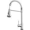 Purpurio Rubinetto Lavello Cucina con Doccetta, Miscelatore Cucina Inox 304 | Rubinetto cucina a molla senza contrappeso, doccetta estraibile 2 getti, girevole 360°, cartuccia di ricambio inclusa