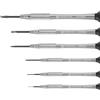 Bernstein Tools for Electronics BERNSTEIN Set di micro cacciaviti da orologiaio, 6 pezzi, a taglio, 0,6/1,0/1,5/2,0/2,5/3,0 mm, set di utensili da orologiaio, per orologi, occhiali, riparazione, prodotto in Germania
