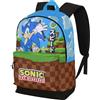 Sonic The Hedgehog - SEGA Greenhill-Zaino HS FAN 2.2, Multicolore, 31 x 44 cm, Capacità 24 L