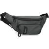 Pepe Jeans Wigan Marsupio con tasca, grigio, 30 x 13 x 5 cm | Ampio scomparto, spallacci regolabili, ideale per l'uso quotidiano, tela e interno in pelle, By Joumma Bags