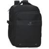 Pepe Jeans Sutton - Zaino per computer portatile, adattabile, nero | Tasca antifurto, adattabile a trolley, poliestere con dettagli in pelle sintetica, portatile da 15,6 pollici, 17,9 l