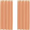 vidaXL Tende in Voile con Occhielli 2 pz Terracotta